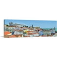 thumbnail image 1 of ARTCANVAS Lisboa Portugal Beach City Skyline Canvas Art Print - Size: 36" x 12" (0.75" Deep), 1 of 9