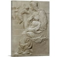 thumbnail image 1 of ARTCANVAS Madonna of the Stairs 1492 Canvas Art Print by Michelangelo - Size: 40" x 26" (1.50" Deep), 1 of 9
