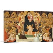ARTCANVAS Majesty 1335 Canvas Art Print by Ambrogio Lorenzetti - Size 18 x 12 1.50 Deep