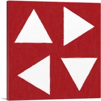 ARTCANVAS Mid-Century Modern Secret Combination Canvas Art Print - Size: 18" x 18" (0.75" Deep)