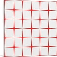 thumbnail image 1 of ARTCANVAS Mid-Century Modern Thin Red Stars Canvas Art Print - Size: 12" x 12" (0.75" Deep), 1 of 9