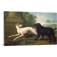 thumbnail image 1 of ARTCANVAS Misse And Luttine 1729 Canvas Art Print by Jean Baptiste Oudry - Size: 26" x 18" (0.75" Deep), 1 of 9