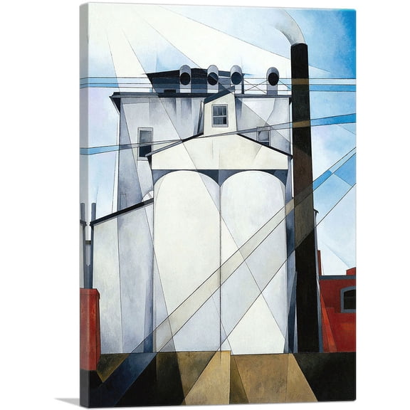 ARTCANVAS My Egypt 1927 Canvas Art Print by Charles Demuth - Size: 60" x 40" (0.75" Deep) (3-Piece)