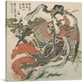 thumbnail image 1 of ARTCANVAS Mystical Bird 1820 Canvas Art Print by Katsushika Hokusai - Size: 12" x 12" (0.75" Deep), 1 of 9
