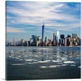 thumbnail image 1 of ARTCANVAS New York Winter Skyline Square Canvas Art Print - Size: 26" x 26" (0.75" Deep), 1 of 9
