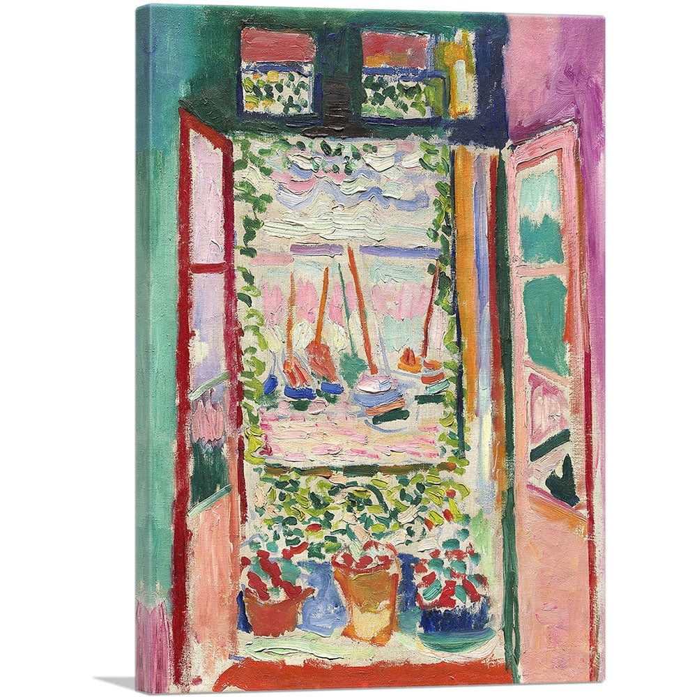 Henri Matisse Open Window Collioure 1905 Canvas Art Print
