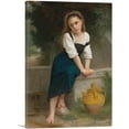 thumbnail image 1 of ARTCANVAS Orphan Fountain 1883 Canvas Art Print by William-Adolphe Bouguereau - Size: 40" x 26" (1.50" Deep), 1 of 9