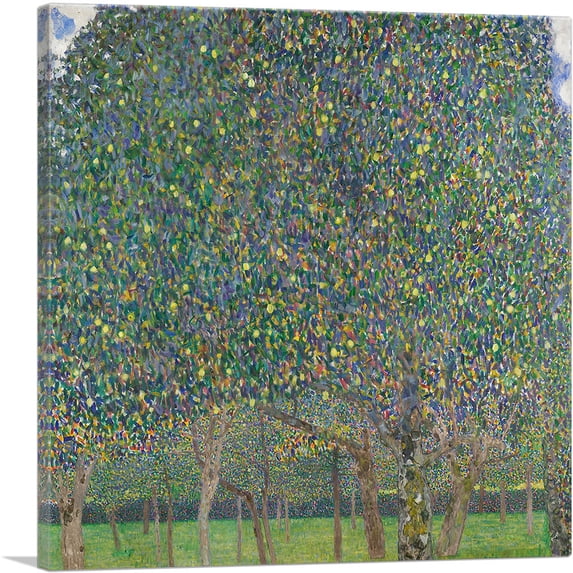 ARTCANVAS Pear Tree 1903 Canvas Art Print by Gustav Klimt - Size: 36" x 36" (1.50" Deep)