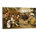 thumbnail image 1 of ARTCANVAS Peasant Dance 1568 Canvas Art Print by Pieter Bruegel the Elder - Size: 60" x 40" (1.50" Deep) (3-Piece), 1 of 9