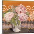 thumbnail image 1 of ARTCANVAS Peonies 1920 Canvas Art Print by Charles Rennie Mackintosh - Size: 18" x 18" (0.75" Deep), 1 of 9