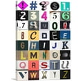thumbnail image 1 of ARTCANVAS Photo Rectangle Full Alphabet Collection Canvas Art Print - Size: 40" x 26" (0.75" Deep), 1 of 9