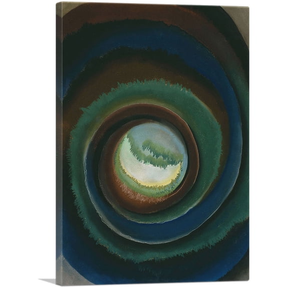 ARTCANVAS Pond in the Woods 1922 Canvas Art Print by Georgia O-Keeffe - Size: 26" x 18" (1.50" Deep)
