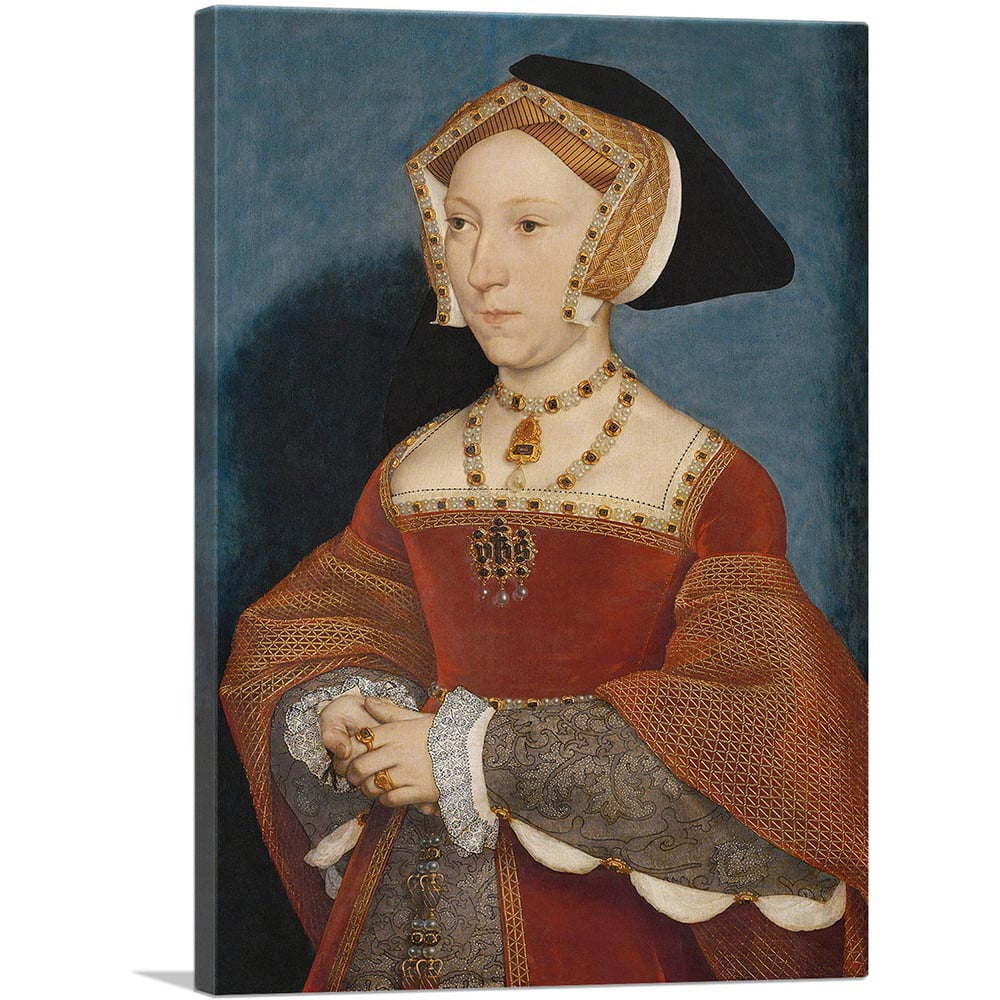 ARTCANVAS Portrait Of Jane Seymour 1537 Canvas Art Print by Hans