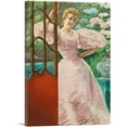 thumbnail image 1 of ARTCANVAS Portrait Of a Young Woman In a Conservatory 1895 Canvas Art Print by James Tissot - Size: 12" x 8" (0.75" Deep), 1 of 9
