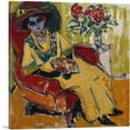 thumbnail image 1 of ARTCANVAS Portrait of Dodo 1910 Canvas Art Print by Ernst Ludwig Kirchner - Size: 26" x 26" (0.75" Deep), 1 of 9
