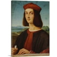 thumbnail image 1 of ARTCANVAS Portrait of Pietro Bembo 1506 Canvas Art Print by Raphael - Size: 60" x 40" (1.50" Deep) (3-Piece), 1 of 9