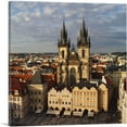 thumbnail image 1 of ARTCANVAS Prague Czech Republic Cathedral Square Canvas Art Print - Size: 36" x 36" (0.75" Deep), 1 of 9