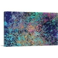 thumbnail image 1 of ARTCANVAS Purple Teal Blue Pink Yellow Modern Canvas Art Print - Size: 26" x 18" (0.75" Deep), 1 of 9