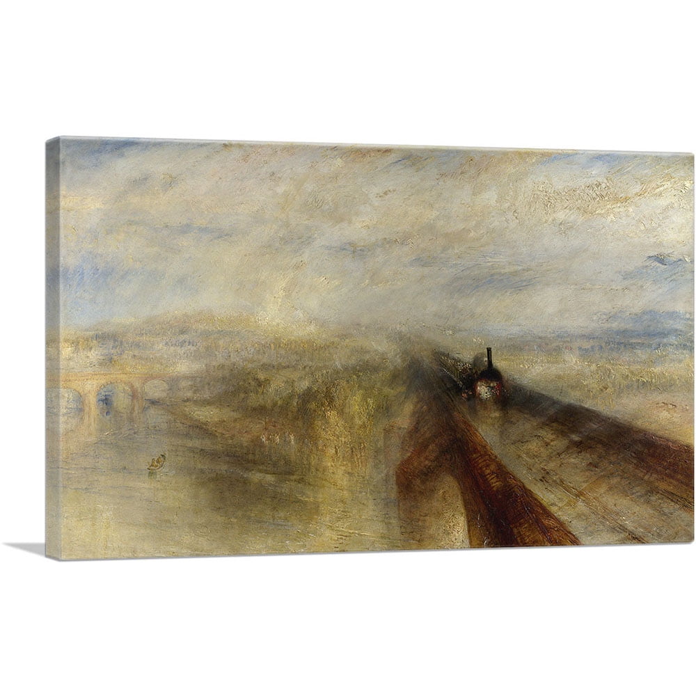 Rain, Steam and Speed The Great Western Railway Canvas Art Print