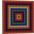 thumbnail image 1 of ARTCANVAS Red Square Color Grid Jewel Pixel Canvas Art Print - Size: 36" x 36" (1.50" Deep), 1 of 9