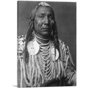 ARTCANVAS Red Wing Apsaroke 1908 Canvas Art Print by Edward S. Curtis - Size 40" x 26" 1.50" Deep