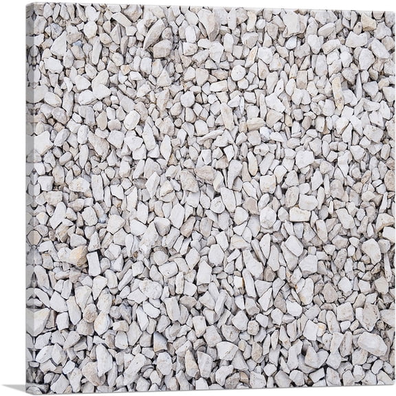 ARTCANVAS Rock Pattern Home decor Canvas Art Print - Size: 12" x 12" (0.75" Deep)