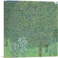 thumbnail image 1 of ARTCANVAS Rosebushes Under the Trees 1905 Canvas Art Print by Gustav Klimt - Size: 36" x 36" (0.75" Deep), 1 of 9