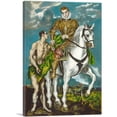 thumbnail image 1 of ARTCANVAS Saint Martin and the Beggar 1599 Canvas Art Print by El Greco - Size: 26" x 18" (0.75" Deep), 1 of 9