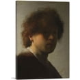 thumbnail image 1 of ARTCANVAS Self-Portrait as a Young Man 1629 Canvas Art Print by Rembrandt van Rijn - Size: 60" x 40" (1.50" Deep) (3-Piece), 1 of 9