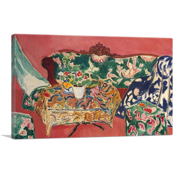 ARTCANVAS Seville Still Life 1910 Canvas Art Print by Henri Matisse - Size: 26" x 18" (0.75" Deep)