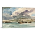 thumbnail image 1 of ARTCANVAS Shipping Off The Coast Canvas Art Print by Philip Wilson Steer - Size: 12" x 8" (0.75" Deep), 1 of 9