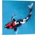 thumbnail image 1 of ARTCANVAS Showa Koi Carp Fish Japan China Asia Canvas Art Print - Size: 26" x 26" (0.75" Deep), 1 of 9