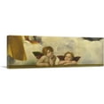 thumbnail image 1 of ARTCANVAS Sistine Madonna - Two Angels Detail - Panoramic 1513 Canvas Art Print by Raphael - Size: 36" x 12" (0.75" Deep), 1 of 9