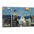 thumbnail image 1 of ARTCANVAS Soir Bleu 1914 Canvas Art Print by Edward Hopper - Size: 18" x 12" (0.75" Deep), 1 of 9