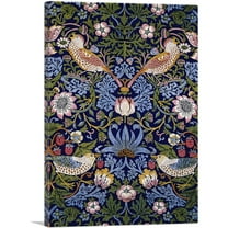 ARTCANVAS Strawberry Thief 1883 Canvas Art Print by William Morris - Size: 26" x 18" (0.75" Deep)