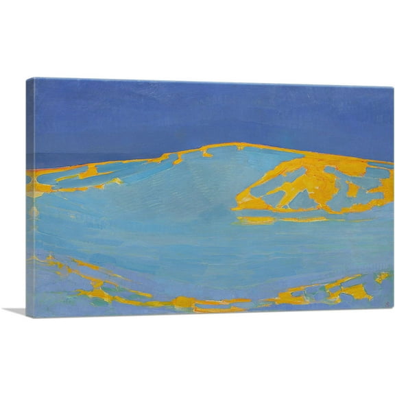 ARTCANVAS Summer, Dune in Zeeland 1910 Canvas Art Print by Piet Mondrian - Size: 60" x 40" (1.50" Deep) (3-Piece)