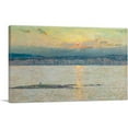 thumbnail image 1 of ARTCANVAS Sunset Ironbound - Mt. Desert, Maine 1896 Canvas Art Print by Childe Hassam - Size: 18" x 12" (1.50" Deep), 1 of 9