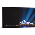thumbnail image 1 of ARTCANVAS Sydney Opera House Spotlights Australia Canvas Art Print - Size: 40" x 26" (1.50" Deep), 1 of 9