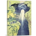 thumbnail image 1 of ARTCANVAS The Amida Falls in the Far Reaches of the Kisokaido Road 1832 Canvas Art Print by Katsushika Hokusai - Size: 26" x 18" (0.75" Deep), 1 of 9