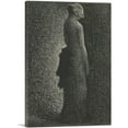 thumbnail image 1 of ARTCANVAS The Black Bow 1882 Canvas Art Print by Georges Seurat - Size: 40" x 26" (1.50" Deep), 1 of 9