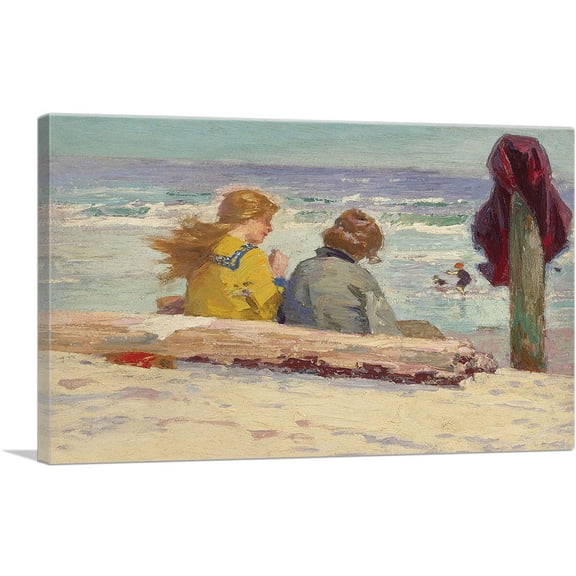 ARTCANVAS The Chaperones Canvas Art Print by Edward Henry Potthast - Size: 26" x 18" (1.50" Deep)