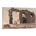 thumbnail image 1 of ARTCANVAS The Claudian Aqueduct Rome Canvas Art Print by Francis Towne - Size: 40" x 26" (1.50" Deep), 1 of 9