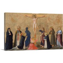 ARTCANVAS The Crucifixion 1440 Canvas Art Print by Fra Angelico - Size: 26" x 18" (0.75" Deep)