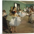 thumbnail image 1 of ARTCANVAS The Dance Class 1874 Canvas Art Print by Edgar Degas - Size: 12" x 12" (0.75" Deep), 1 of 9