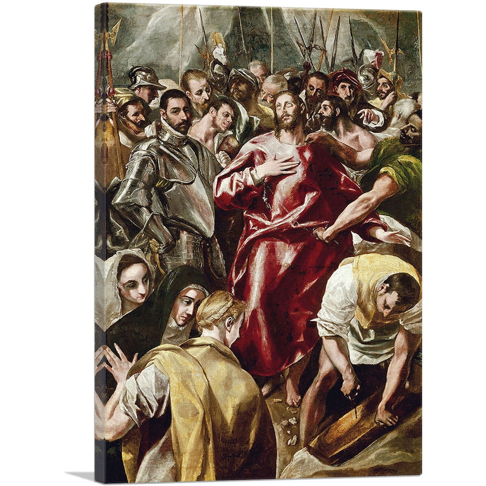 ARTCANVAS The Disrobing of Christ 1579 Canvas Art Print by El Greco ...