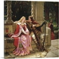 thumbnail image 1 of ARTCANVAS The End Of The Song 1902 Canvas Art Print by Edmund Blair Leighton - Size: 12" x 12" (0.75" Deep), 1 of 9