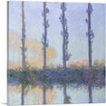 thumbnail image 1 of ARTCANVAS The Four Trees 1891 Canvas Art Print by Claude Monet - Size: 18" x 18" (1.50" Deep), 1 of 9