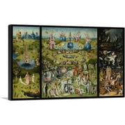 ARTCANVAS The Garden of Earthly Delights 1515 Canvas Art Print by Hieronymus Bosch - Size 26" x 18" 1.50" Deep