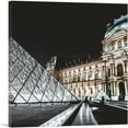 thumbnail image 1 of ARTCANVAS The Louvre Museum Paris France Square Canvas Art Print - Size: 36" x 36" (1.50" Deep), 1 of 9