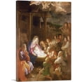 thumbnail image 1 of ARTCANVAS The Nativity At Night 1640 Canvas Art Print by Guido Reni - Size: 40" x 26" (1.50" Deep), 1 of 9